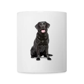 Black Labrador – Loyal, Lovable & Charming - Mug - white - Front