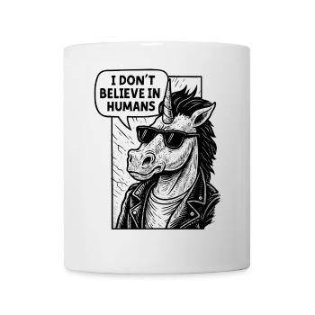 I Don't Believe in Humans - Mug - white - Front