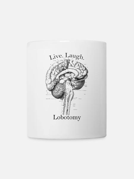 Lobotomy - Tasse - Weiß