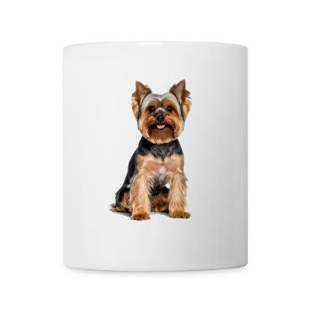 Yorkshire Terrier – Petit, mignon et plein de caractère ! - Mug blanc - blanc - Devant