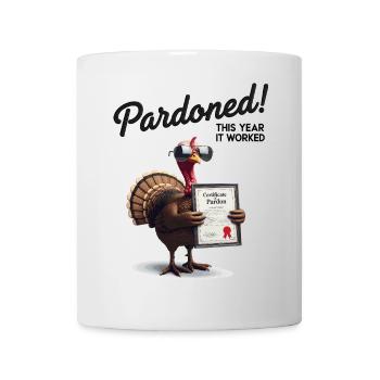 Pardoned Turkey - Tasse - Weiß - Vorne