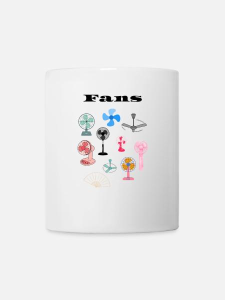 Eine Auswahl an Ventilatoren - Tasse - Weiß