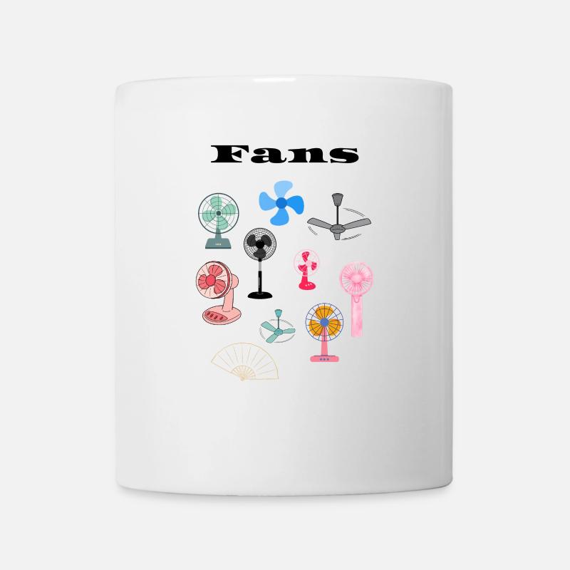 Eine Auswahl an Ventilatoren - Tasse - Weiß