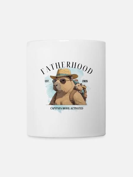 Fatherhood – Capypapa Mode: Activated - Tasse - Weiß