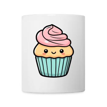 Cupcake - Tasse - Weiß - Vorne
