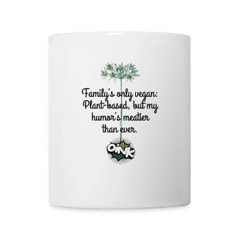 Oink, wenn du Veganer bist - Tasse - Weiß - Vorne