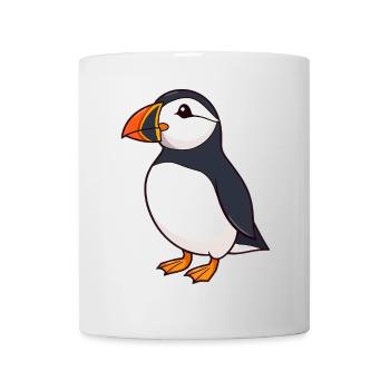 Papageientaucher Puffin - Tasse - Weiß - Vorne