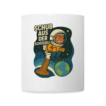 Thrust Out Of The Bowl Toilet Toilet Toilet Funny - Mug - white - Front