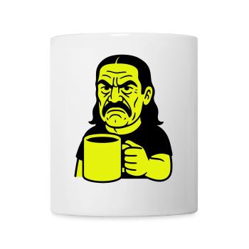 Homme de café en colère - Mug blanc - blanc - Devant