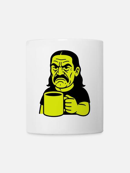 Angry Coffee Man - Tasse - Weiß