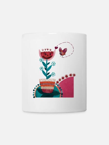 Bunter Sommer - Tasse - Weiß