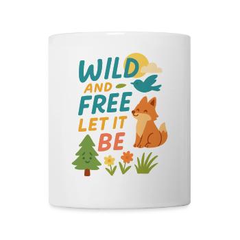 Wild Free Let it be - Mug blanc - blanc - Devant