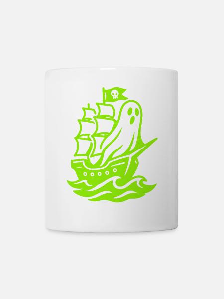 Ghostship Pop Art - Tasse - Weiß