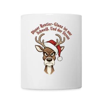 Cet éclat de renne n’est que de la sueur - Mug blanc - blanc - Devant