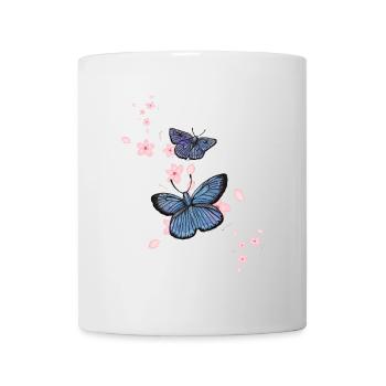 Butterfly Blue - Sonja Ariel von Staden - Mug - white - Front