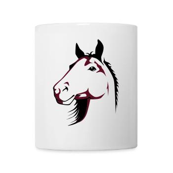Pferd | Horse | Pferdekopf | reiten - Mug - white - Front