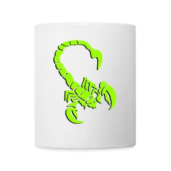 skorpion_01_3d - Tasse - Weiß - Vorne