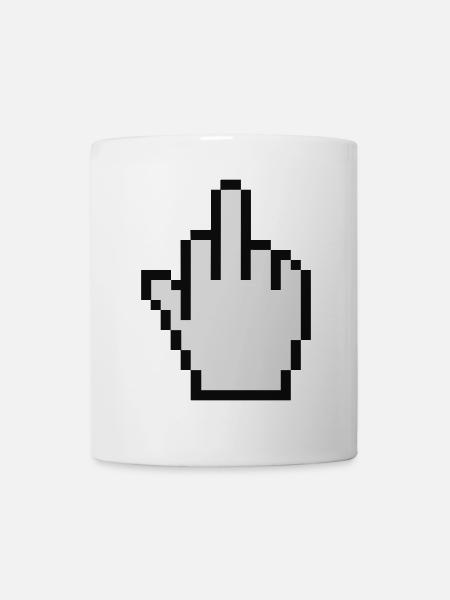 mouse_fu - Tasse - Weiß