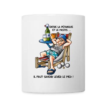zwischen Schalen - Tasse - Weiß - Vorne