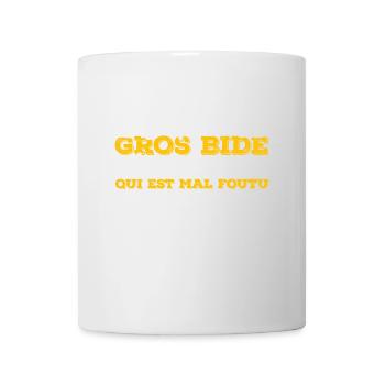 J'ai Pas Un Gros Bide Humour Sarcasme - Mug blanc - blanc - Devant