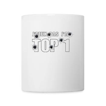 J’peux pas j’ai top 1 - Mug blanc - blanc - Devant