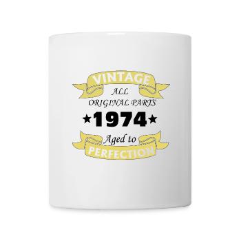 Vintage 1974 50 Years Aged to Perfection - Mug - white - Front
