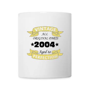 Jahrgang 2004 20 Jahre zur Perfektion gereift - Tasse - Weiß - Vorne