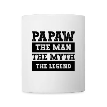 Papa Vater Opa Geschenkidee Papaw Spruch Retro - Tasse - Weiß - Vorne