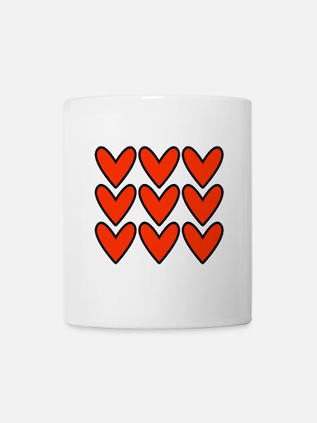 SAINT VALENTIN. EVJF. JE T'AIME. I LOVE YOU. AMOUR - Mug blanc - blanc