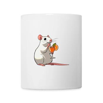 Weiße Ratte Aperitif Aperoli Spritz Campari Drink - Tasse - Weiß - Vorne