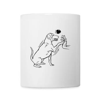 Labrador Retriever Labradors Black Lab Dad Mom Ret - Mug - white - Front