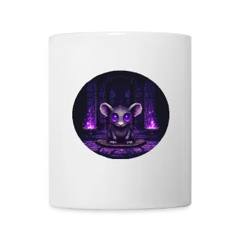 Rat rétro pour amoureux des rats - Mug blanc - blanc - Devant