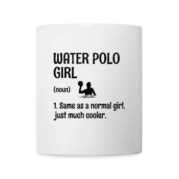 Wasserball-Mädchen Wie Ein Normales Mädchen Nur Viel Co - Tasse - Weiß - Vorne