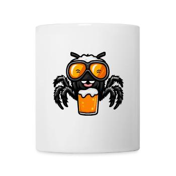 Tarantula Après-Ski Bière Bande Dessinée - Mug blanc - blanc - Devant