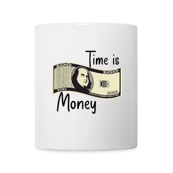 Time is money - Mug - white - Front