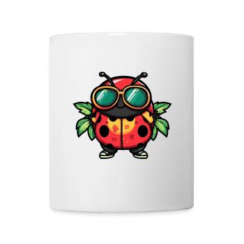 Marienkäfer Sommer - Tasse - Weiß - Vorne