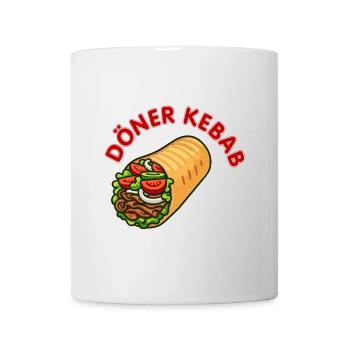 Döner Kebab Dürüm Yufka Sandwich German Streetfood - Tasse - Weiß - Vorne
