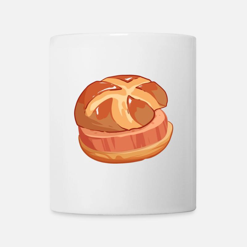 Comic Leberkäs Leberkäse Fleischkäse Buns - Mug - white