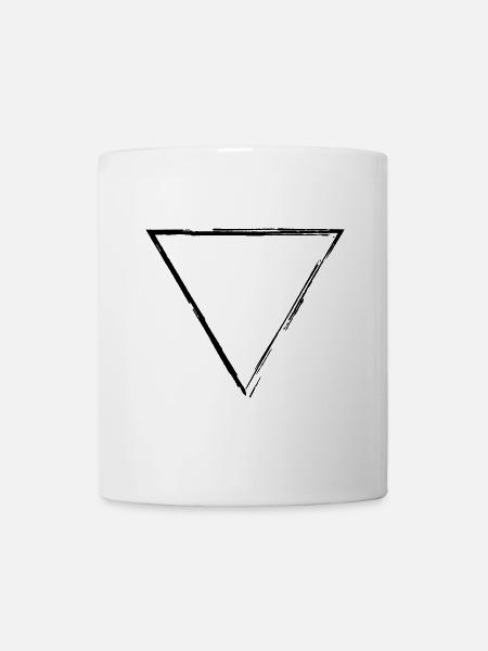 Triangle - Mug - white