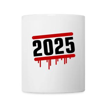 2025 Jahr - Tasse - Weiß - Vorne