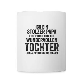 Dad Father Father's Day Daughter - Mug - white - Front