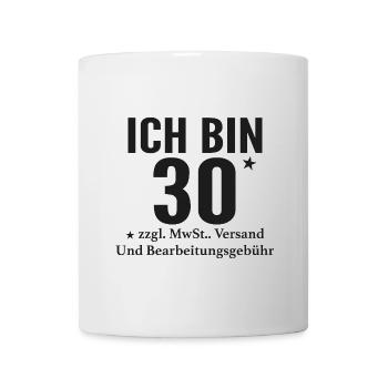 J’ai 30+ drôles de paroles pour les gens cool - Mug blanc - blanc - Devant