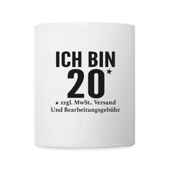 J’ai 20+ drôles de paroles pour les gens cool - Mug blanc - blanc - Devant