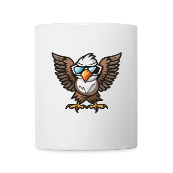 Adler Cool Tier - Tasse - Weiß - Vorne