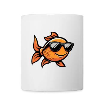 Goldfische Cool Tier - Tasse - Weiß - Vorne