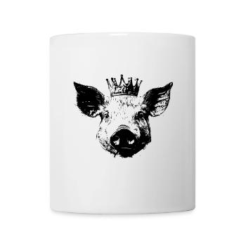 Pig Sow Crown - Mug - white - Front
