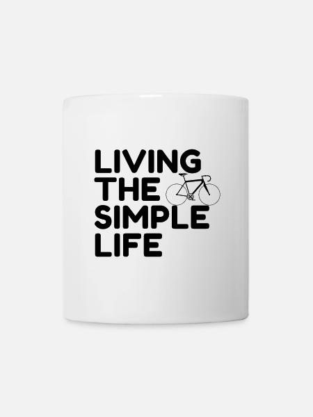Living the simple life - Tasse - Weiß