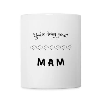 Message d’amour pour maman - Mug blanc - blanc - Devant