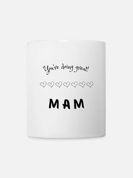 Loving message for mom - Mug - white