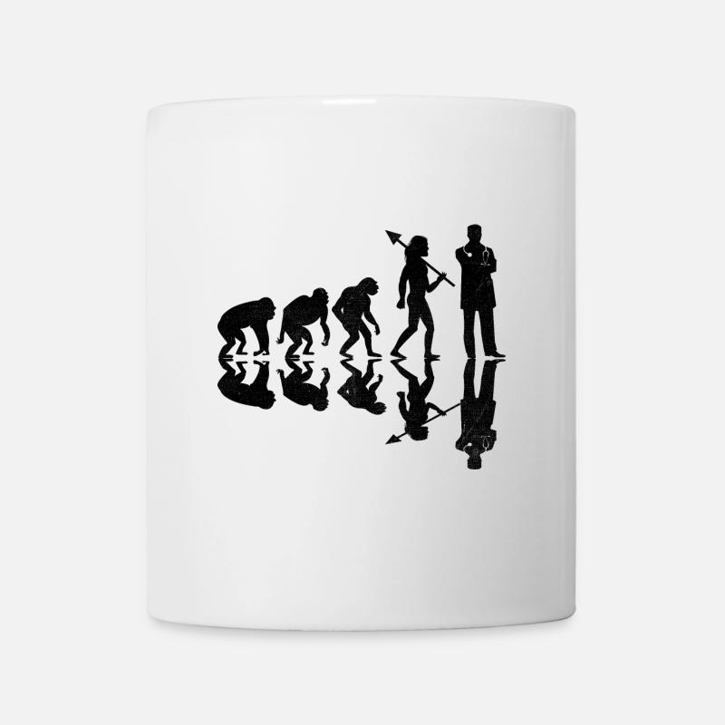 Evolution Chirurg Chirurgie Chirurgischer Arzt Chirurgen - Tasse - Weiß